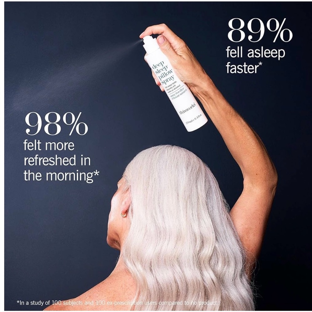 Thisworks Deep Sleep Pillow Spray $33 MSRP 2.5 Oz Full Size New without Box - Picture 3 of 10